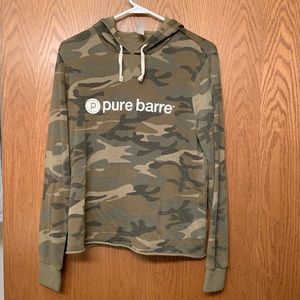 Pure Barre Camouflage Sweatshirt Small